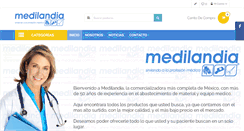 Desktop Screenshot of medilandia.com.mx